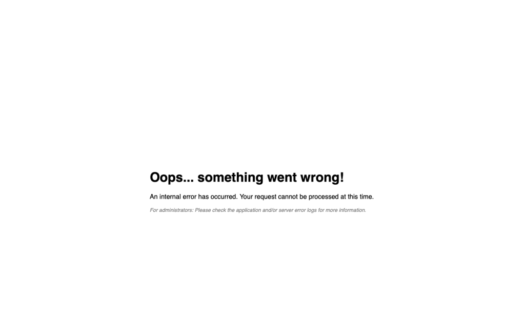 Mensaje de error al ingresar al webmail